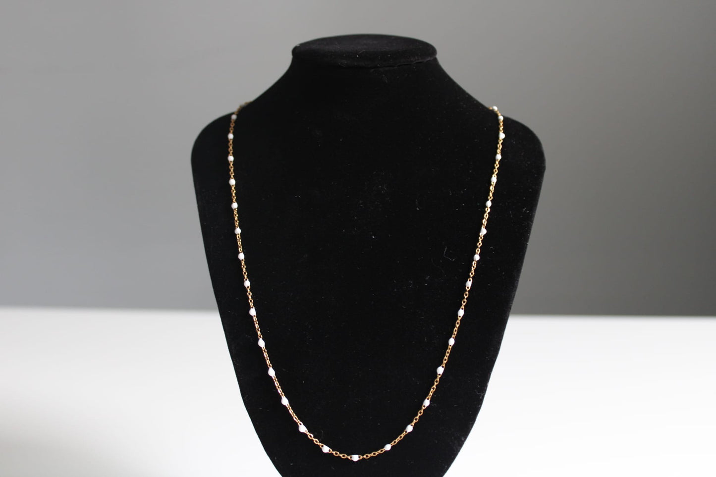 Einfarbige Edelstahlkette