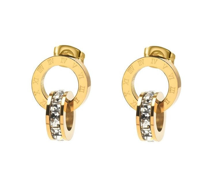 Dreiteiliges set 18K vergoldet