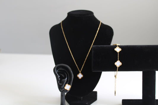 Dreiteiliges set 18K vergoldet