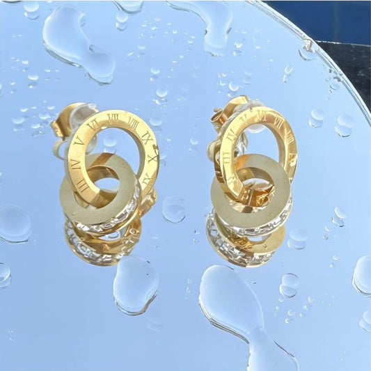Ohrringe in 18K vergoldet
