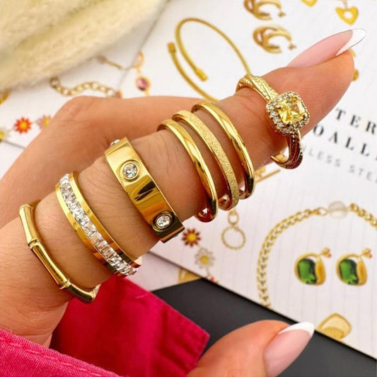 Ring in 18K vergoldet