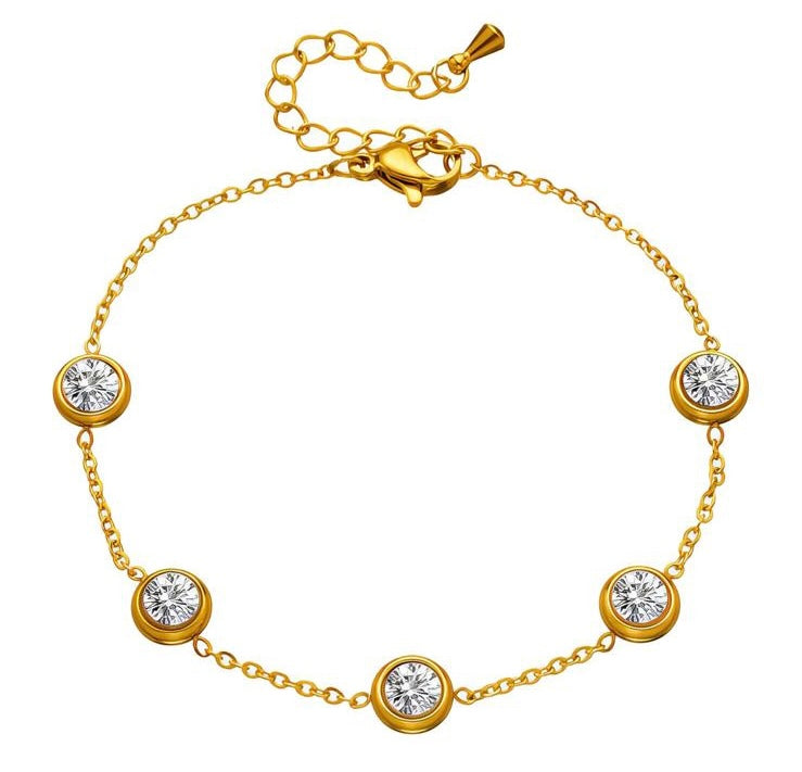 Armband in 18K vergoldet