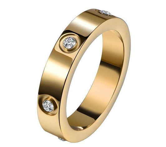 Ring in 18K vergoldet