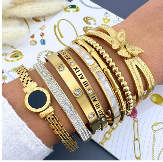 Armband in 18K vergoldet