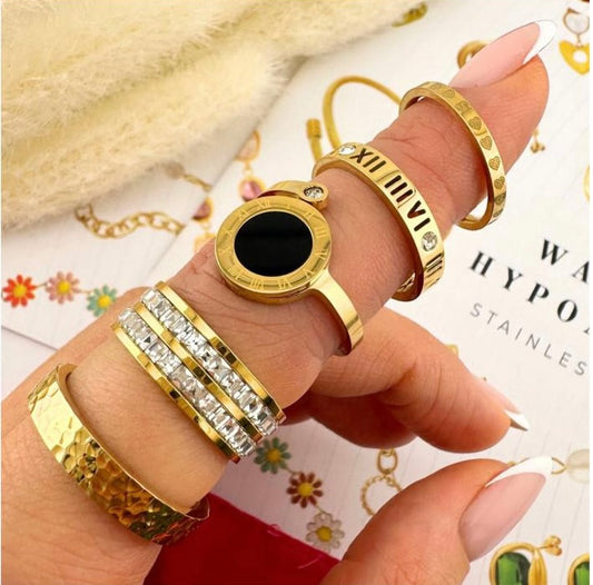 Ring in 18K vergoldet