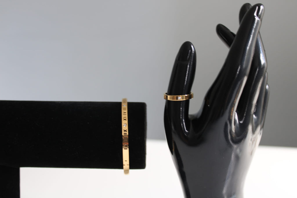 Zweiteiliges set (18K vergoldet)