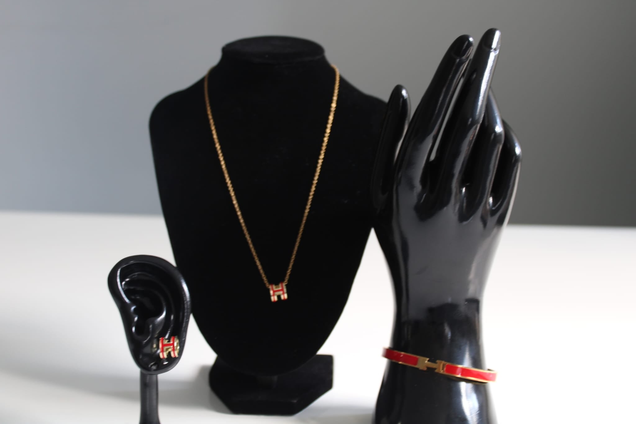 Dreiteiliges set (18K vergoldet)