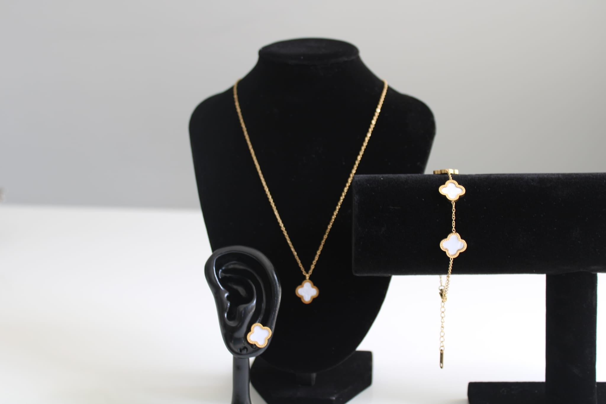 Dreiteiliges set (18K vergoldet)